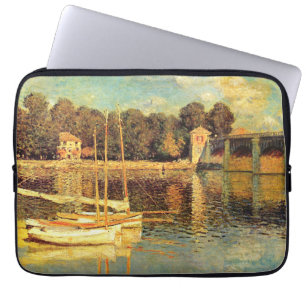 Capa Para Notebook Ponte no Argenteuil Claude Monet