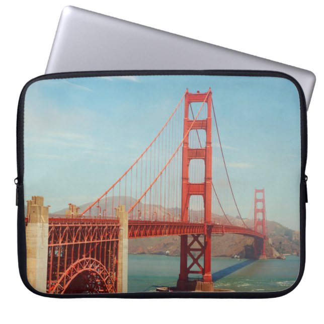 Capa Para Notebook ponte ouro (Frente)