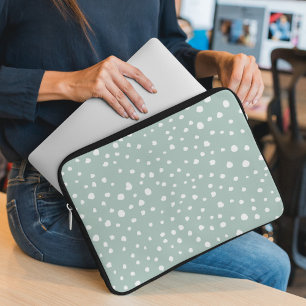 Capa Para Notebook Pontos Dalmacianos Verde, Pontos Dalmacianos, Pont
