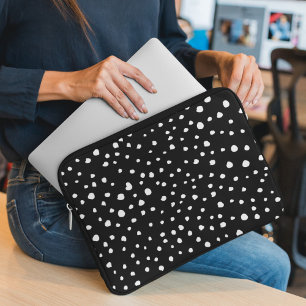 Capa Para Notebook Pontos Dalmáticos, Pontos Dalmáticos, Preto e Bran