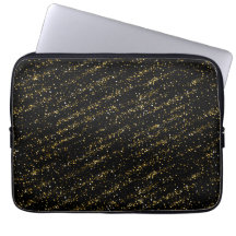 Pontos do Triângulo Dourado Fundo Preto Luxo Brilh