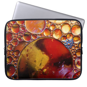 Capa Para Notebook pontos Dourados e vermelhos