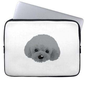 Capa Para Notebook Poodle dog (cinza)