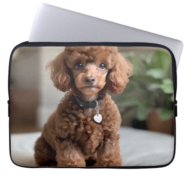 Capa Para Notebook Poodle Xícara 2 (Frente)