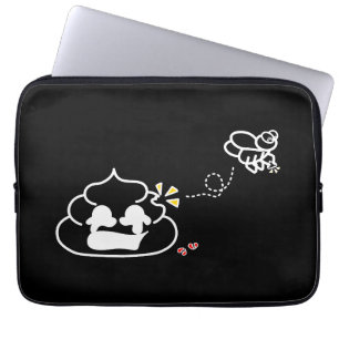 Capa Para Notebook Poop quebrado - Brootsch, PooPoo