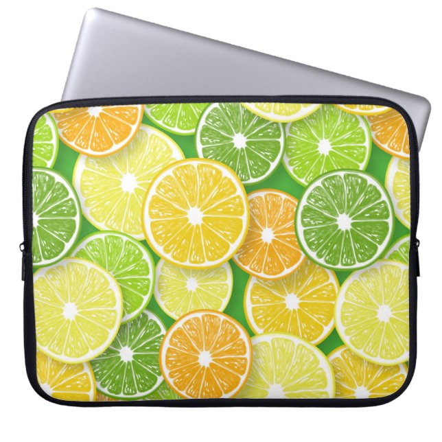 Capa Para Notebook Pop de fatias de fruta Citrus art 3 (Frente)