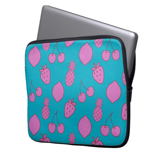 Capa Para Notebook Pop de Fruta Funky (Frente Esquerda)