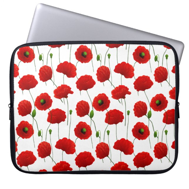 Capa Para Notebook Poppies (Frente)