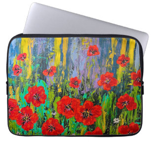 Capa Para Notebook Poppies Lap Top Bag