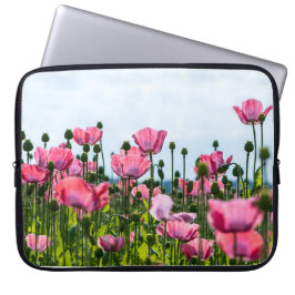 Capa Para Notebook Poppies Rosa