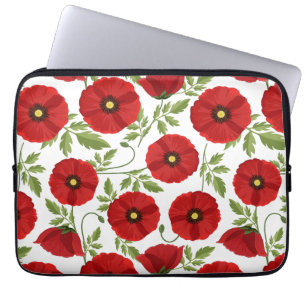 Capa Para Notebook Poppy alegre Flores de Verão