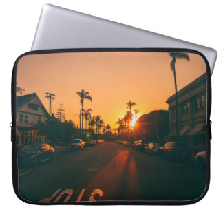Capa Para Notebook Pôr do sol ao longo do horizonte