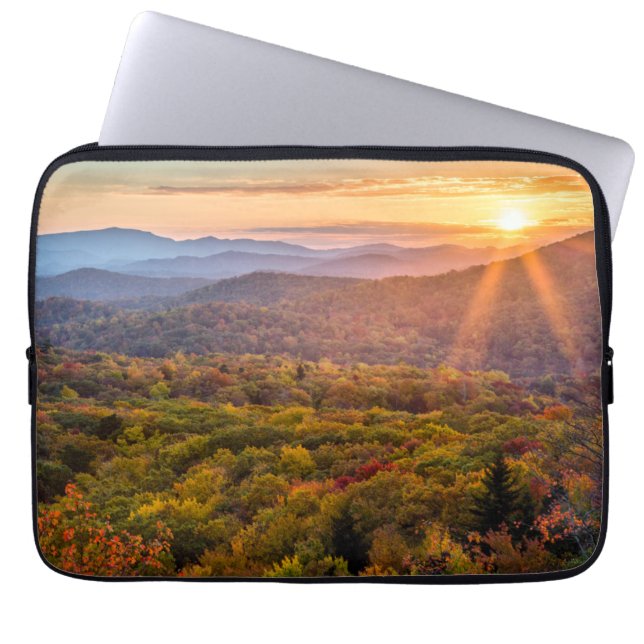 Capa Para Notebook Pôr do sol de outono de Beacon Heights (Frente)