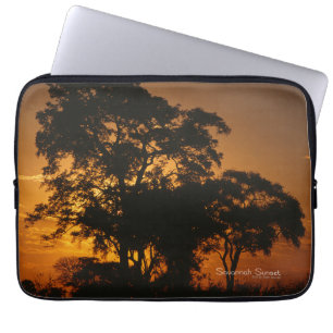 Capa Para Notebook Pôr do sol em Savannah