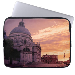 Capa Para Notebook Pôr do sol sobre Basilica em Veneza