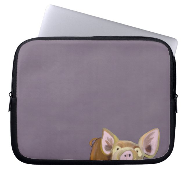 Capa Para Notebook Porco do peekaboo (Frente)