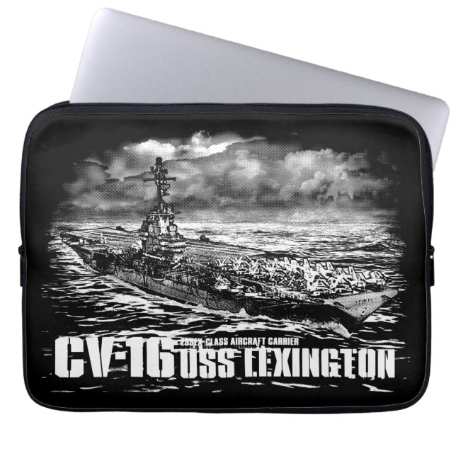 Capa Para Notebook Porta-aviões Lexington Fuji Electronic Sbag (Frente)