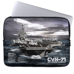 Capa Para Notebook Porta-aviões Theodore Roosevelt Computer Slee