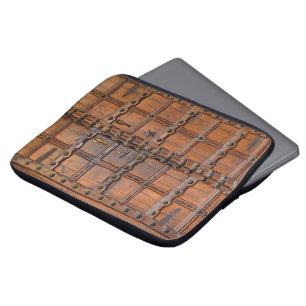 Capa Para Notebook Porta de madeira indiana