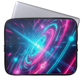 Capa Para Notebook Portal Espacial Vaporwave Futurístico Retrô