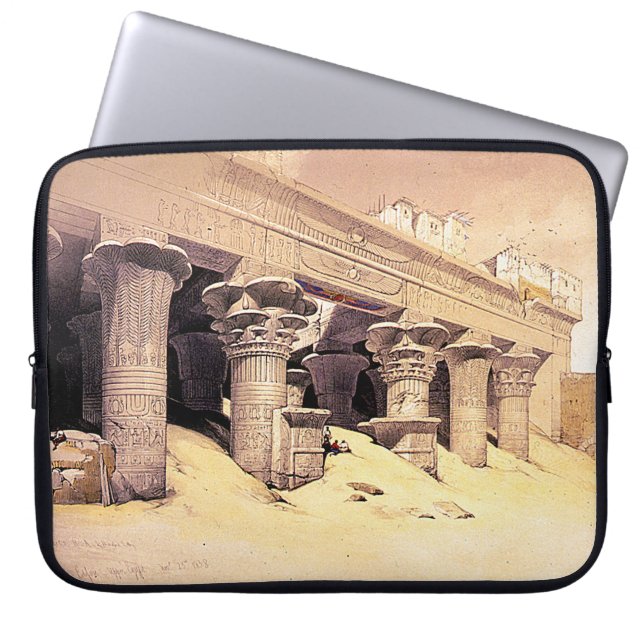 Capa Para Notebook Portico do Templo de Edfou Roberts/Haghe Art (Frente)