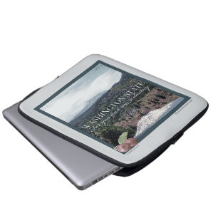 Capa Para Notebook Poster Art do Estado de Washington