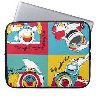 Capa Para Notebook Poster brilhante no estilo da pop com a imagem o