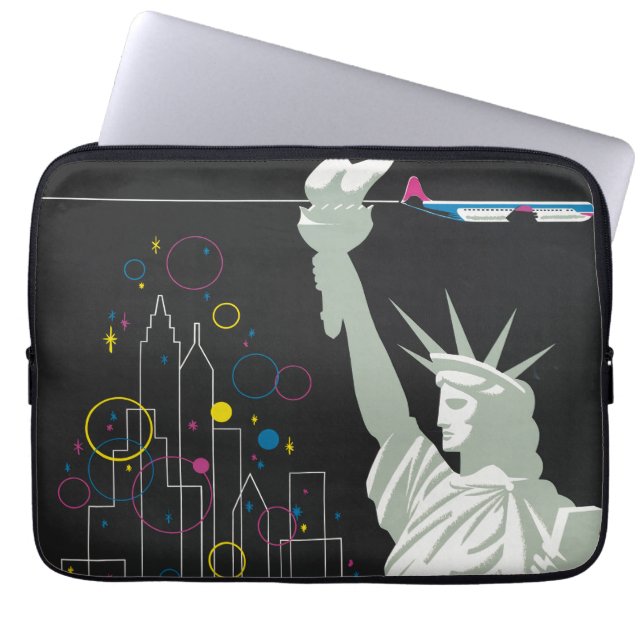 Capa Para Notebook Poster de viagens Para Voar Northwest Airlines (Frente)