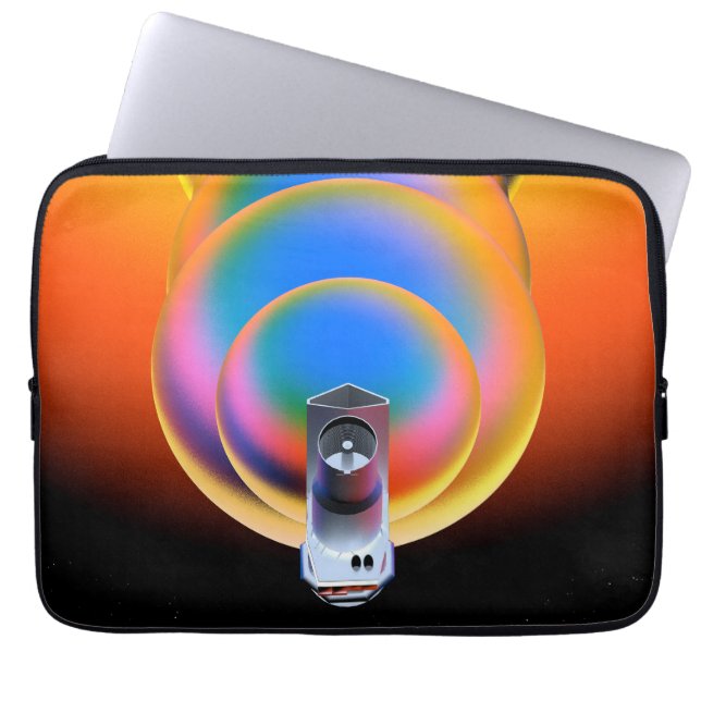 Capa Para Notebook Poster do telescópio espacial Spitzer. (Frente)