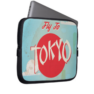 Capa Para Notebook Posteres de viagens Vintage Tokyo, Japan