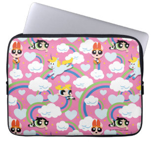 Capa Para Notebook Powerpuff Girls & Donny Rainbow Patterno