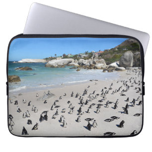 Capa Para Notebook Praia   África do Sul dos pedregulhos dos pinguin