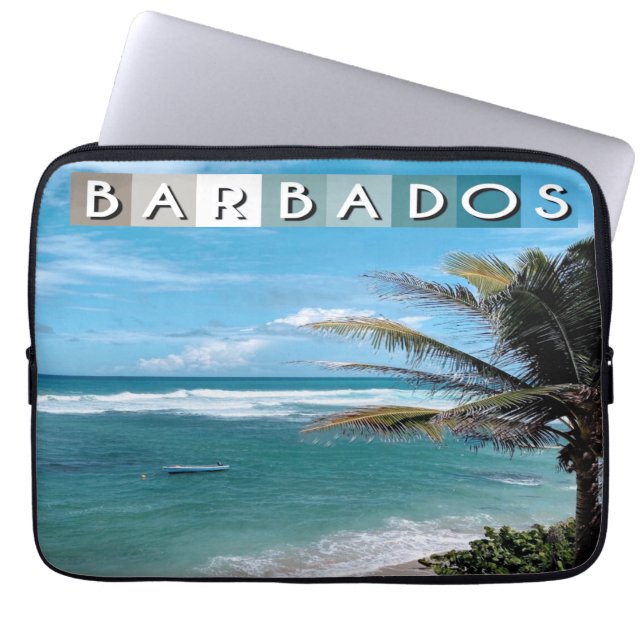 Capa Para Notebook Praia Barbados (Frente)