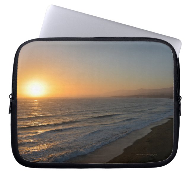 Capa Para Notebook Praia da Noite (Frente)