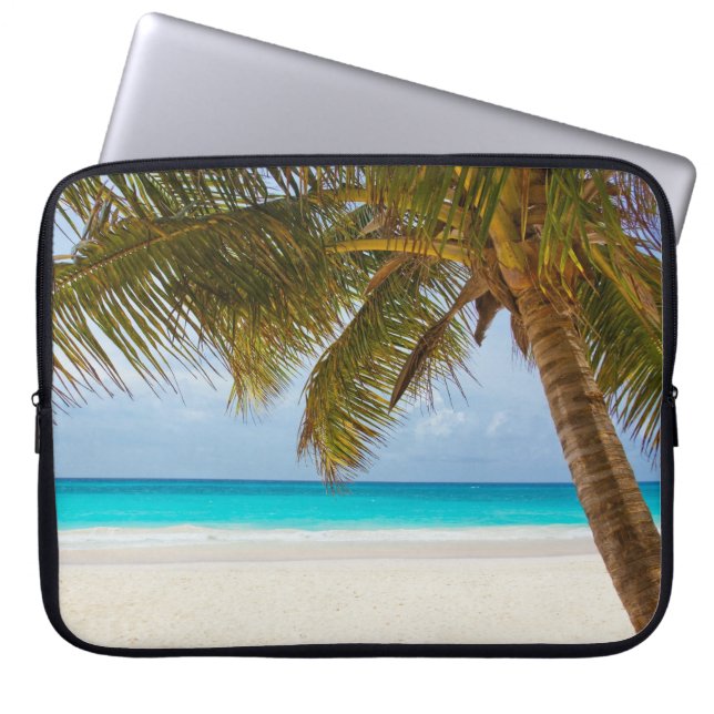 Capa Para Notebook Praia do Paraíso Tropical (Frente)