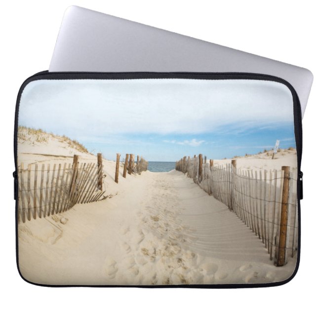 Capa Para Notebook Praia quieta (Frente)
