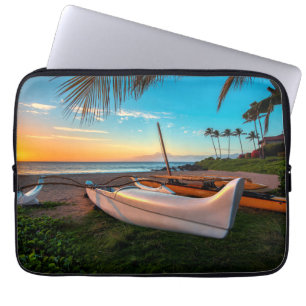 Capa Para Notebook Praia sul de Maui no por do sol Maui, Havaí
