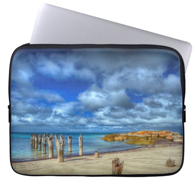 Capa Para Notebook Praia | Wybalena de Lillies, ilha do Flinders (Frente)