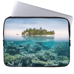Capa Para Notebook Praias Tropicais Ari Atoll Maldivas