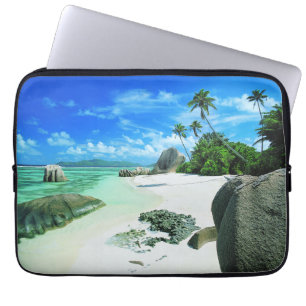Capa Para Notebook Praias Tropicais   Ilha La Digue