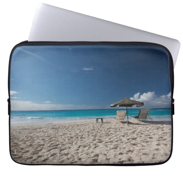 Capa Para Notebook Praias Tropicais | Sandy Beach, Anguilla (Frente)