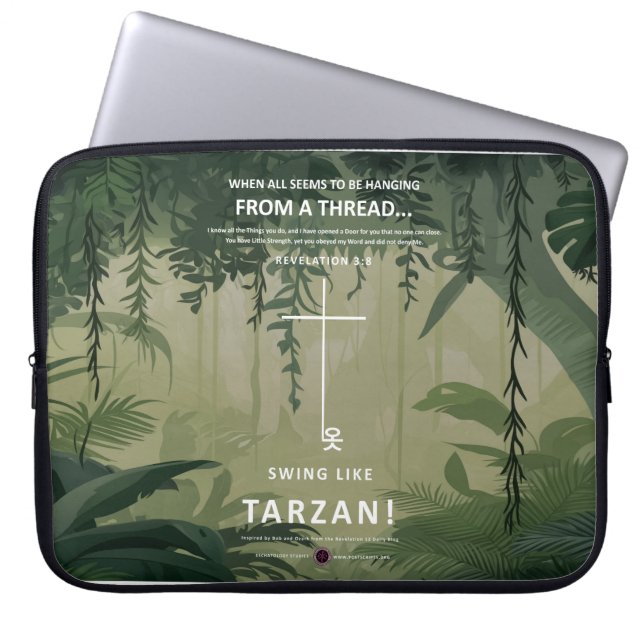 Capa Para Notebook Prendendo em um Thread (Frente)