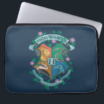 Capa Para Notebook Prender Floral HOGWARTS™<br><div class="desc">HARRY POTTER™ | Veja esta ilustração floral HOGWARTS™ Crest!</div>