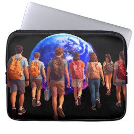 Capa Para Notebook Preparando-se para o Mundo de Volta às Aulas 