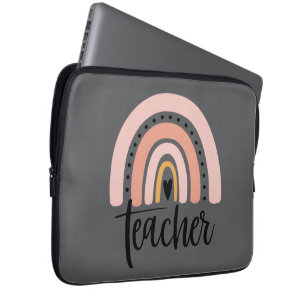 Capa Para Notebook Presente Arco-íris Amor Inspiração Professor Ensin
