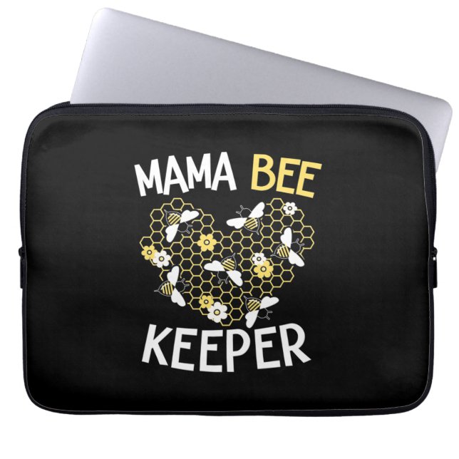 Capa Para Notebook Presente de apicultor | Mama Bee Keeper (Frente)