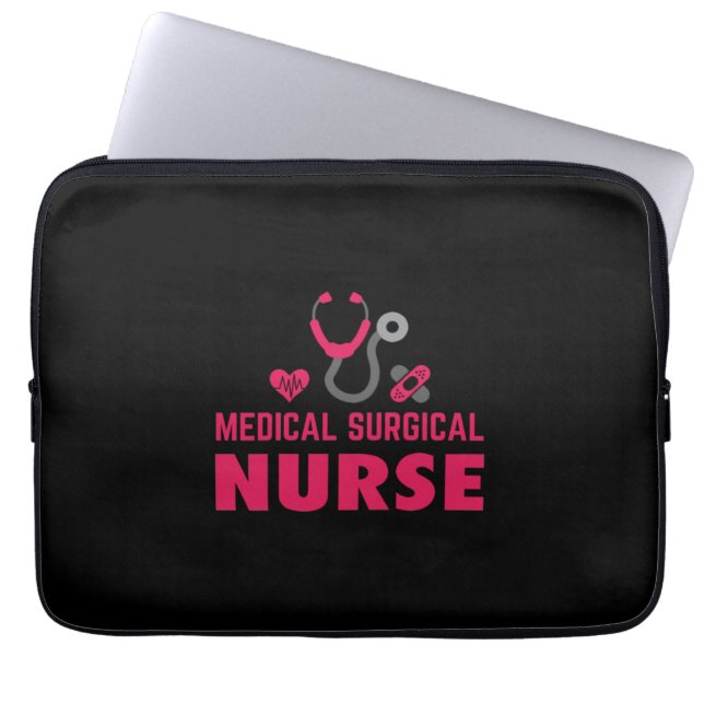 Capa Para Notebook Presente de Enfermeira | Enfermeiro Cirúrgico Médi (Frente)