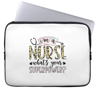 Capa Para Notebook Presente de Enfermeira Super Enfermeira Orgulhos