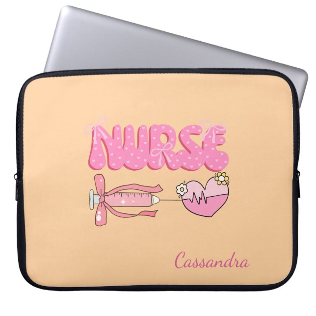 Capa Para Notebook Presente de Nome de Futuro Enfermeiro Escola de Es (Frente)