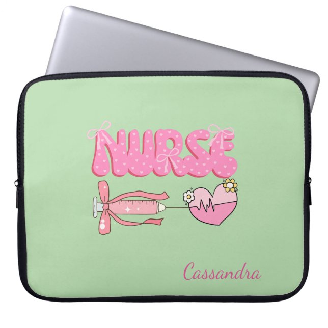 Capa Para Notebook Presente de Nome de Futuro Enfermeiro Escola de Es (Frente)